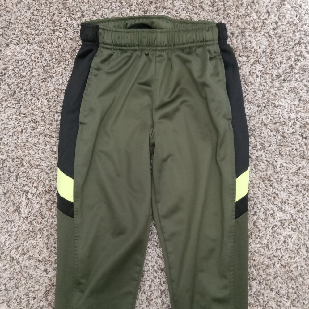 Athletic Works boy's athletic pants olive green size 8 Husky like new - Picture 2 of 6